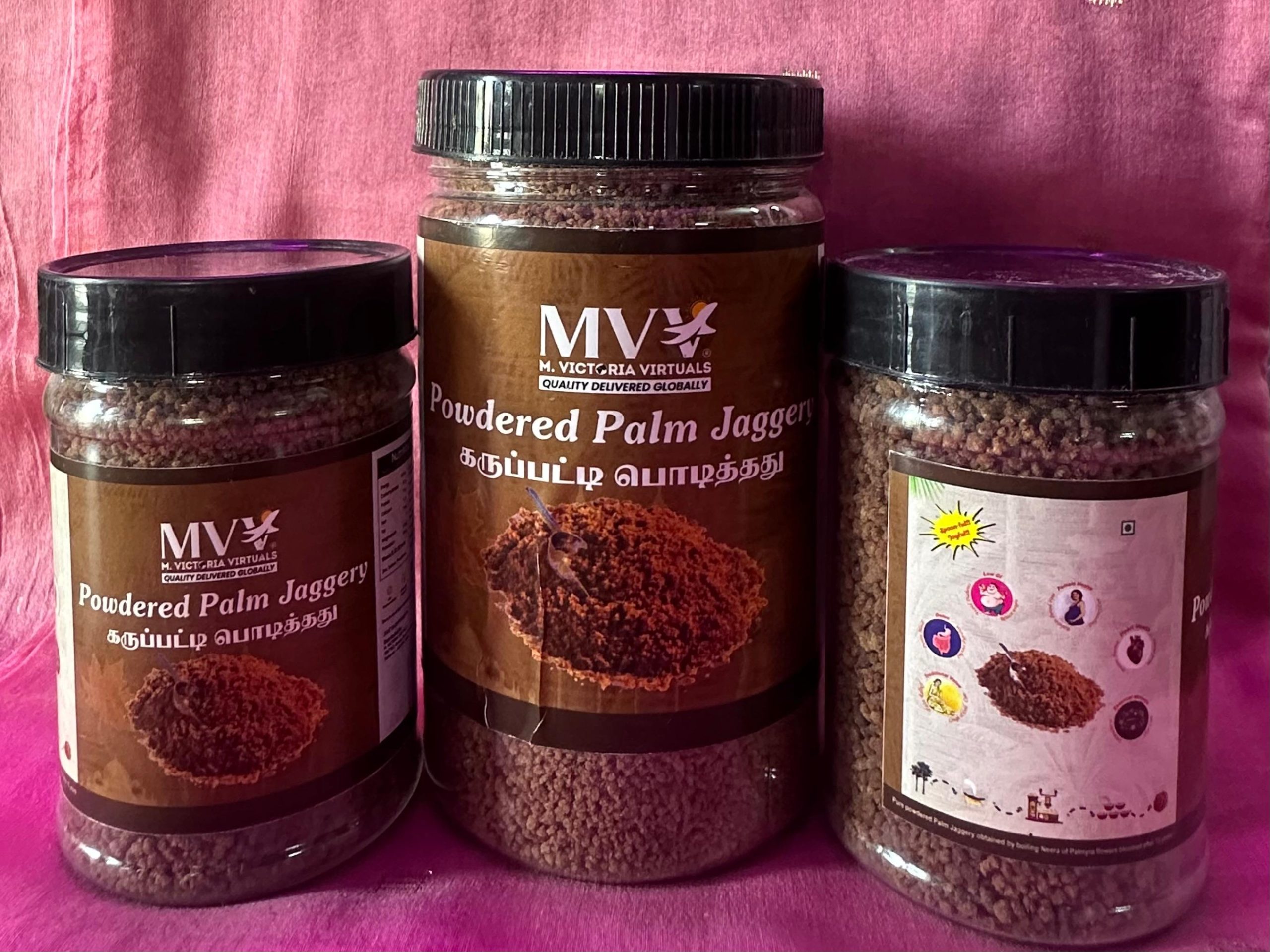 Powdered Palm Jaggery (கருப்பட்டி பொடி)